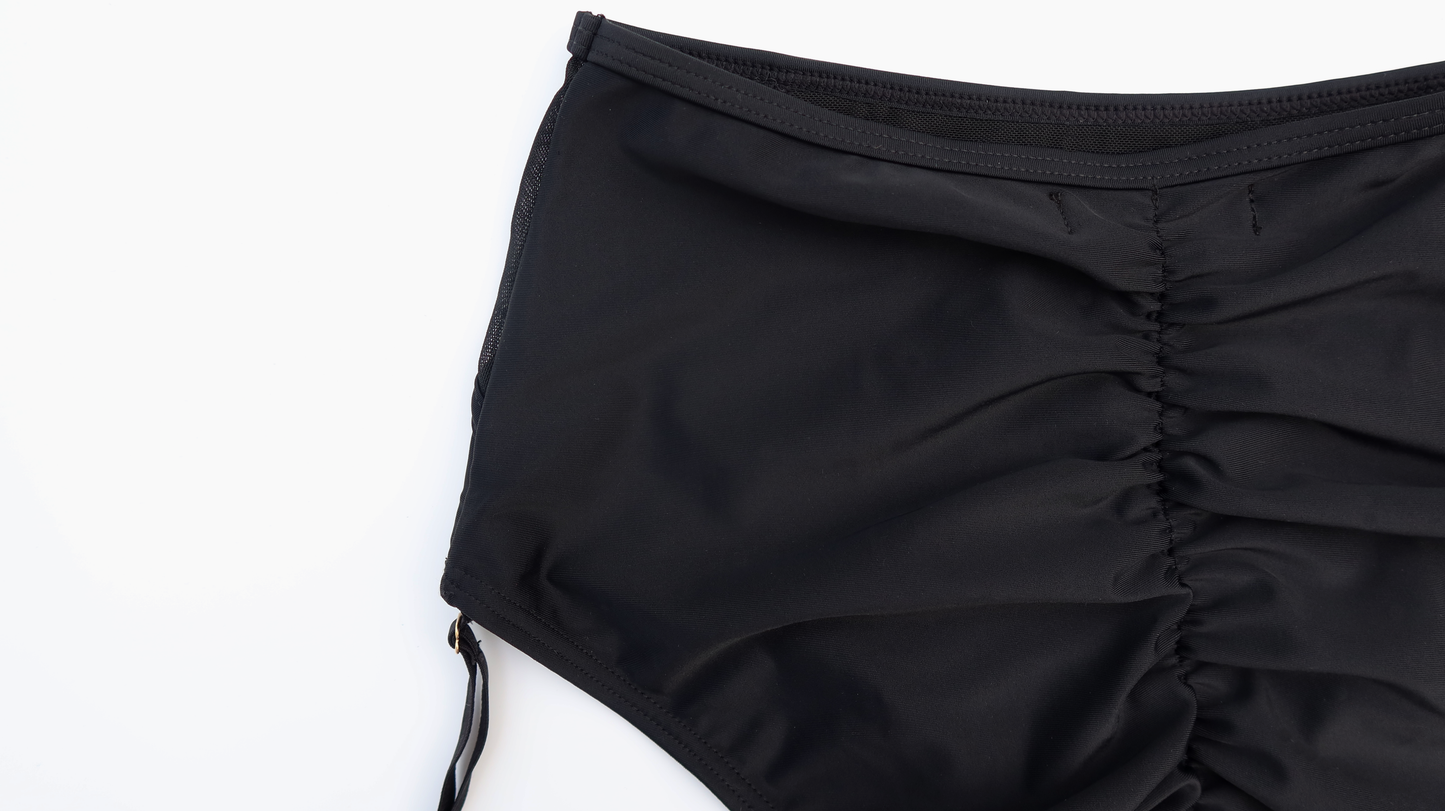 High-rise Semi-sheer Bottom